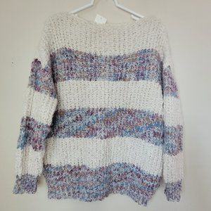 Deamers Sweater White & Purple S/M
